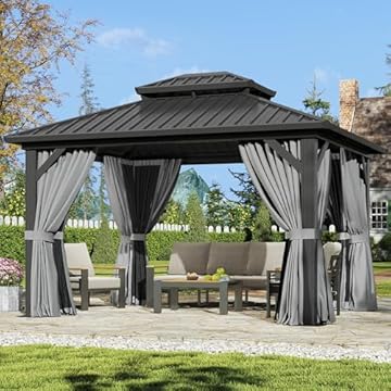 best 10x12 hardtop gazebo