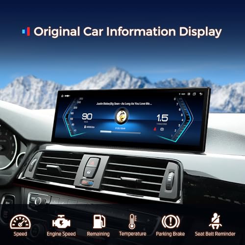 XTRONS Estéreo automotivo Android 14 de 14,9 polegadas para sistema NBT BMW F30/F31/F32/F33/F34/F35/