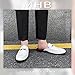MHB Men's Mule Stylish Backless Slip-On Loafer Casual Dress Sandal Shoes Fashionable Slipper for Men White Size 12