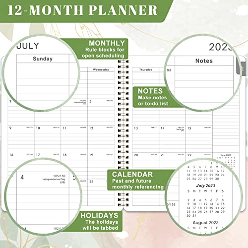 Planner 2023-2024 - July 2023 - June 2024, Academic Planner 2023-2024, 8" X 10" Weekly And Monthly Planner 2023-2024, Twin-Wire Binding - Schedule Your Daily Work Well #TOP2