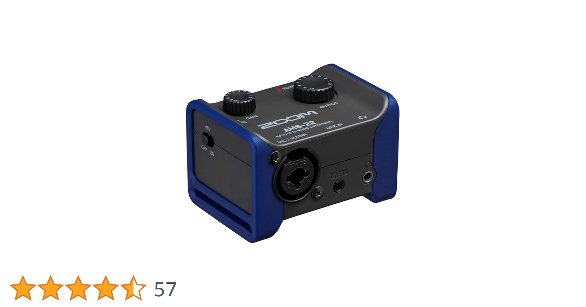 未使用品 ZOOM AMS-22 オーディオインターフェース Zoom AMS-22