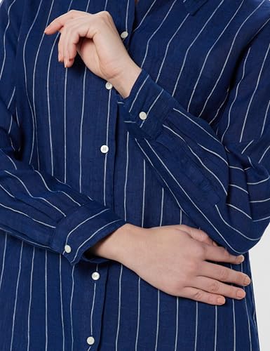 Image of GAP Women's Striped Relaxed Fit Shirt