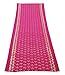 PEEGLI Bordado Vendimia Indio Magenta Mezcla De Seda Tela Tradicional Dupatta Chal...