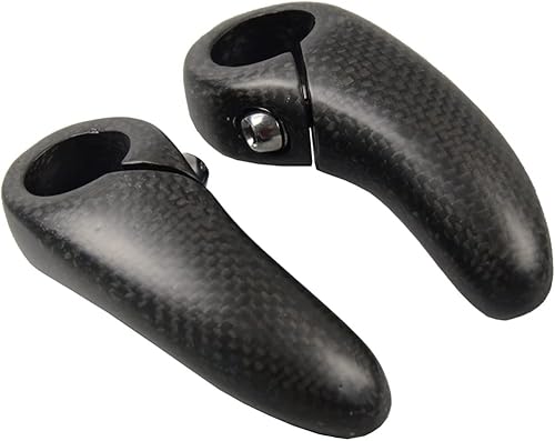 Miniatura 1 de 1 par de extensores de manillar de bicicleta de montaña extremos de fibra de carbono 3K MTB bicicleta vicemanillar