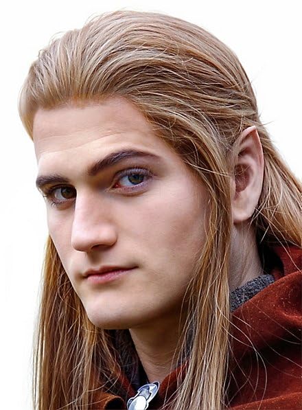 Klassische Elfen-Ohren aus Latex mit Mastix Hautkleber (2ml) - Kostüm-Zubehör für Halloween, Karneval & Motto-Party