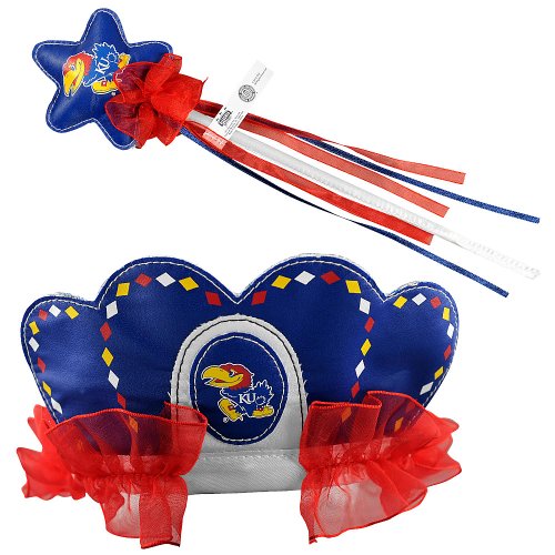 Kansas Jayhawks Princess Tiara pour compléter un déguisement enfant NCAA durable