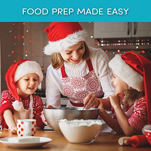 Belwares Mixing Bowls With Lids Set – Stainless Steel Mixing Bowl Set Including Airtight Lids And Graters – Stainless Steel Bowls That Nest – 5 Non-Slip Metal Bowls For Kitchen With Pour Spouts #TOP6