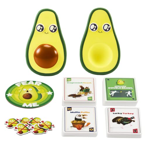 Image of Exploding Kittens Throw Throw Avocado 2-6 Players - Ages 7+ - 15 Minutes to Play - Dodgeball Card Game - Party Game, Family Game Night, Kid and Adult Card Game