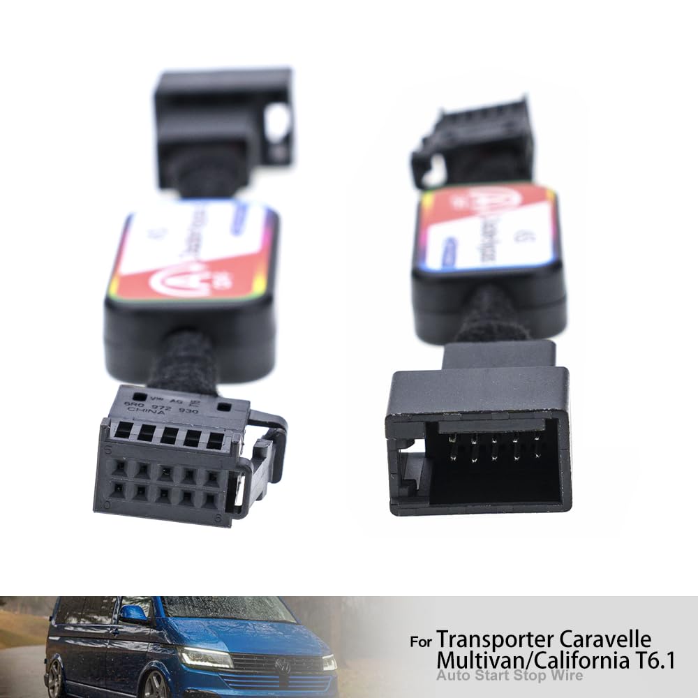 1x Auto Start Stopp Deaktivator/Deaktivierer/Löscher/Eliminator für 2019-2024 V.W Transporter Caravelle/Multivan/California T6.1 – Automatisches Stopp-Start Motor System Annuliergerät Kabel