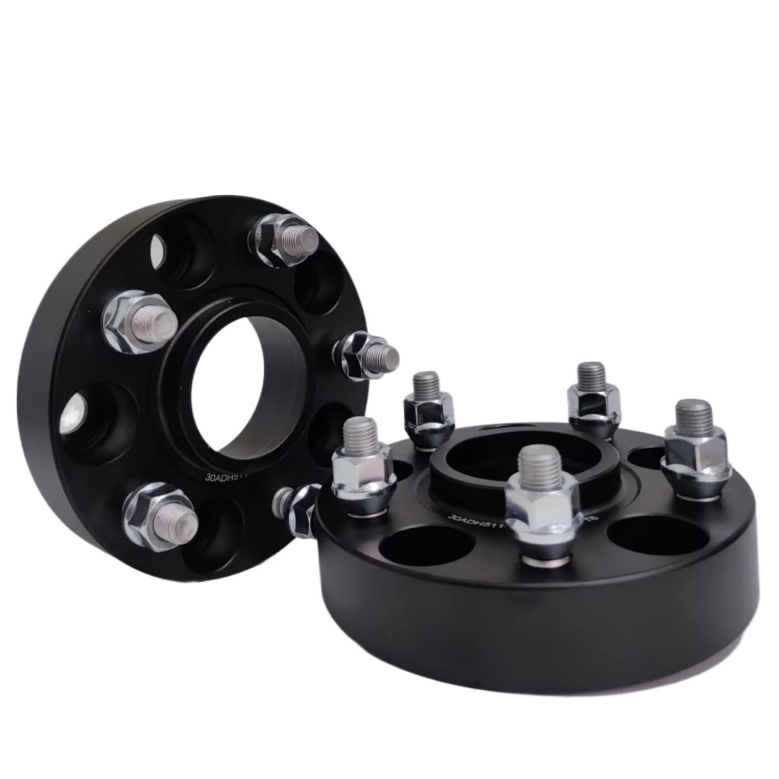 Entretoises de Roue compatibles avec Mustang (2 pièces), Cales de moyeu en Aluminium, Adaptateur de 30 mm