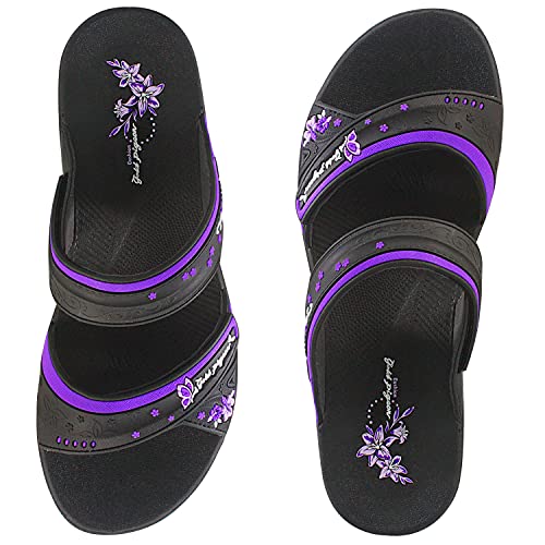 Gold Pigeon Shoes Platform Slide Sandals & Flip Flops for Women, Comfort Padded Foam Cushion4