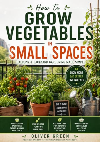How to Grow Vegetables in Small Spaces: Balcony & Backyard Gardening Made Simple for Beginners – Grow More Food in Less Space Without Experience