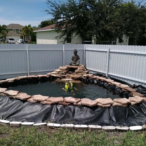 Bâche bassin à poissons extérieure imperméable grand réservoir - 6