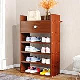 ZYZSY Zapatero Gabinete De Almacenamiento para Entrada, Zapatero Independiente, con Estantes Abiertos, Organizador De Zapatos Estrecho Que Ahorra Espacio, para Dormitorio, Pasillo, Sala De Estar