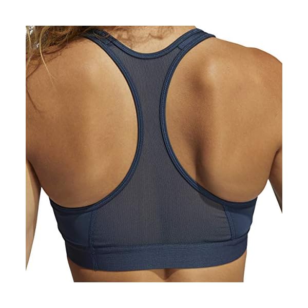 adidas-Womens-Dont-Rest-Alphaskin-Padded-Bra adidas Womens Don't Rest Alphaskin Padded Bra Crew Navy/White X-Large