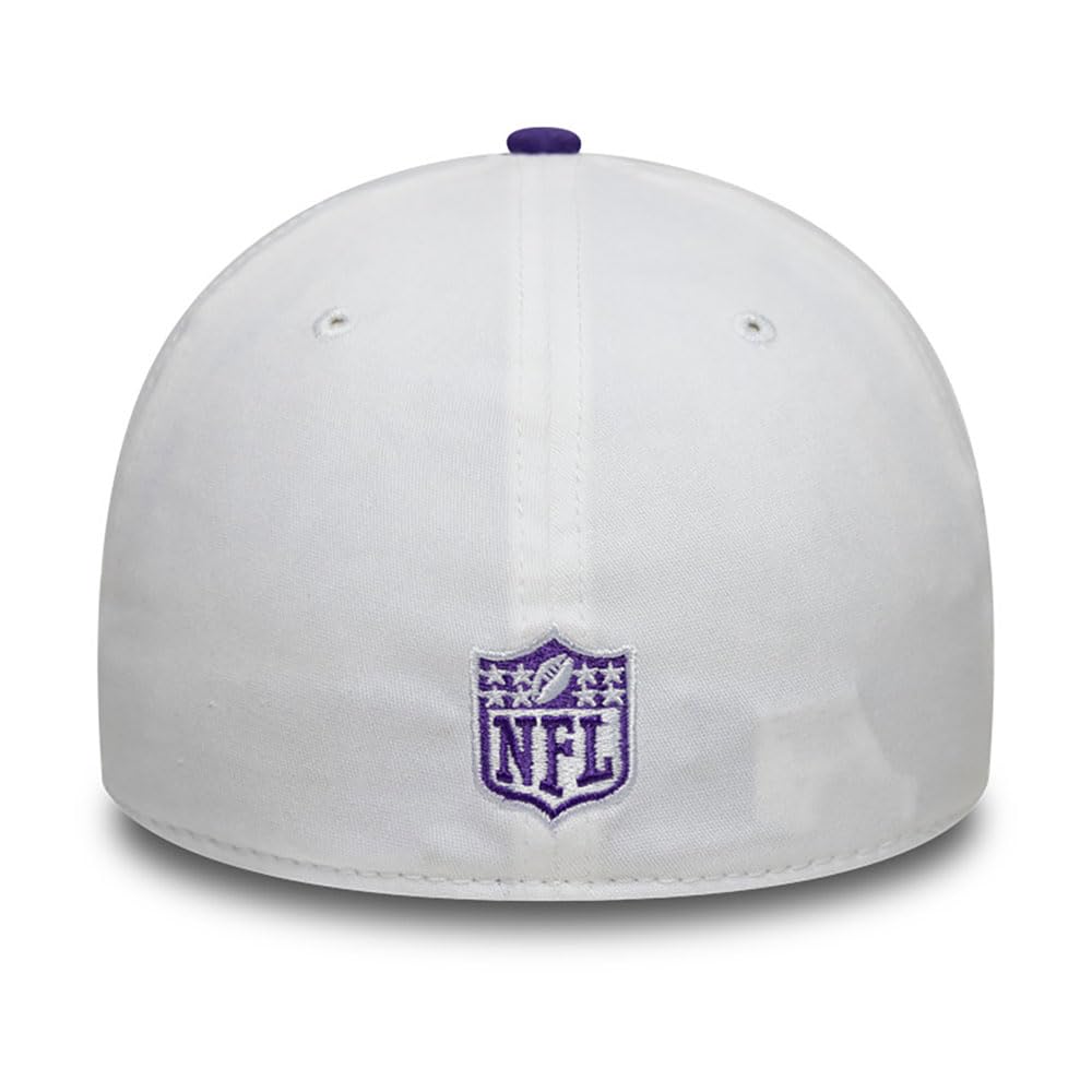 New Era NFL 39THIRTY Stretch Fit Cap Minnesota Vikings White/Purple