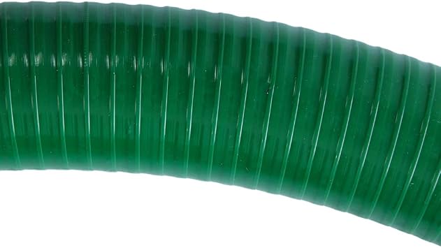 Suction Pump Water Hose With Camlocks - Green Trash Pump Hose - 1 1/2 x 20'