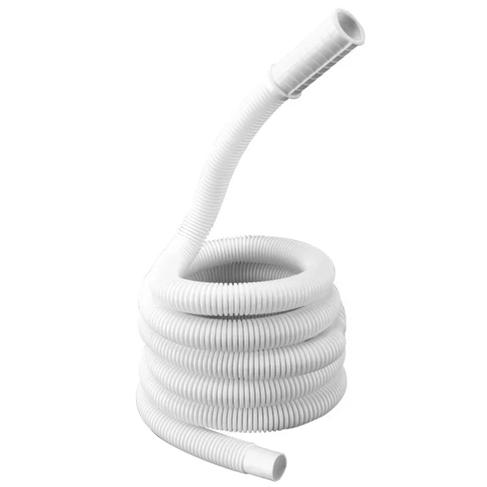 Washing Machine Drain Hose Bendable Air Conditioning Water Inlet Extension Tube Faucet Connector Bathroom Kitchen Accessories Washer Drain Hose(1.5M)