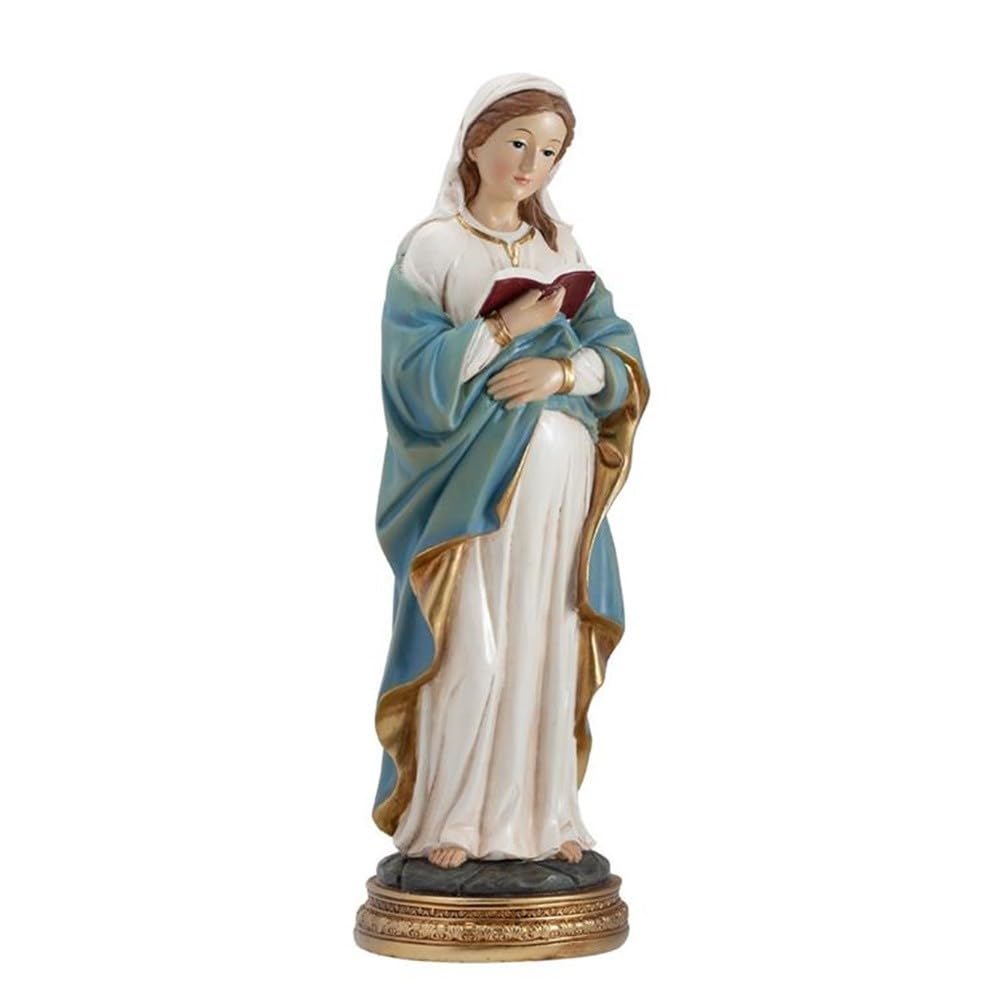 Virgen María Embarazada figura 30 cm. escultura dulce espera resina