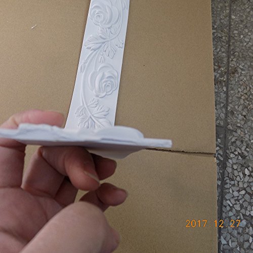 Ceiling Flexible Mouldings Wall Trim Focal Point Edge Furniture Home Decorative Waist Line 2.36" (6cm) x 115" - Thumbnail 2