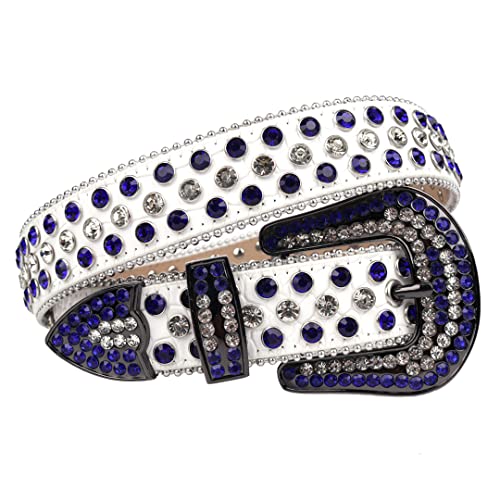 Rhinestones Belt Fashion Bling Diamond Studded Belts Luxury Designer for Woman Man Jeans Belt