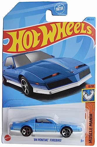 Hot Wheels '84 Pontiac Firebird, Muscle Mania 8/10 [Blue] 180/280