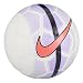 Nike Mercurial Veer Soccer Ball, White/Urban Lilac/Bright Mango (5)