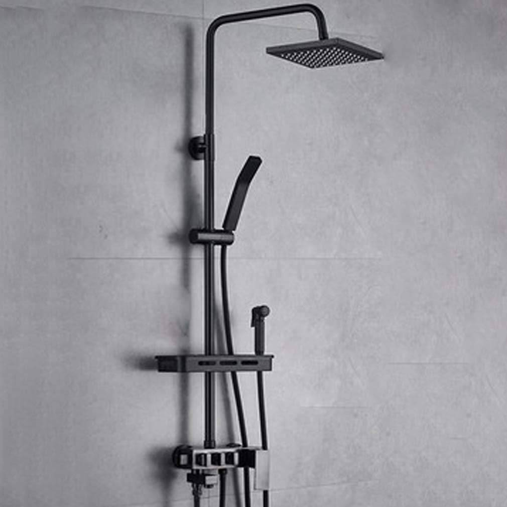 Douche thermostatique 38 °C Dfour anti-variations de température avec douche de pluie 9"