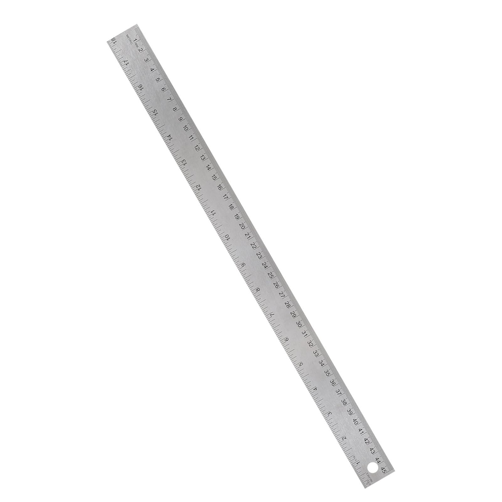 Veemoon Steel Rule 18 Inch Stainless Steel Cork Backed Ruler Non Slip Without Burr for Adults and School
