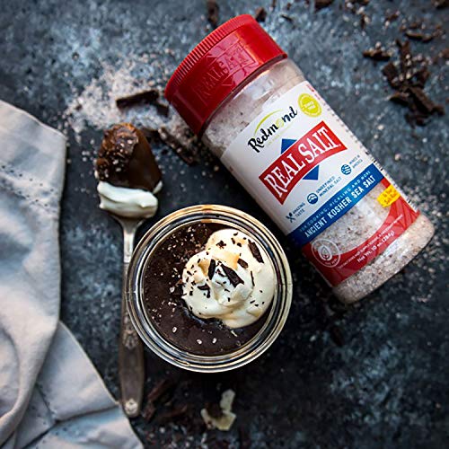 Redmond Real Sea Salt - Natural Unrefined Gluten Free Kosher, 10 Ounce Shaker #TOP3