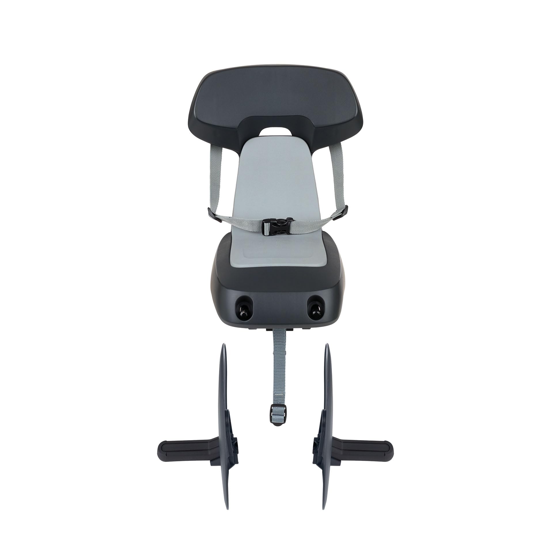 POLISPORT 8636100022 - Siège Guppy Junior MIK HD Polyvalent pour Enfants de 6+, Compatible avec vélos 24''-29'' et vélos électriques avec Porte-Bagages MIK HD, Charge Max. 27 kg, Couleur Gris Foncé