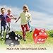 Blulu 3 Pack Large Inflatable Dice Jumbo Giant Inflatable Dice for Indoor Outdoor Broad Game Ludo Pool Party Favor(12 Inch,White, Black, Red)