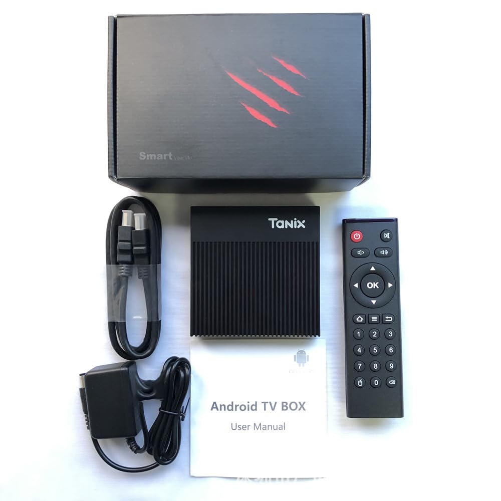 Tanix X4 Android TV Box – Amlogic S905X4 Cortex-A55, 4 GB RAM 64 GB di memoria, Android 11, Gigabit Ethernet e USB 3.0, lettore multimediale 8K 4K HDR10