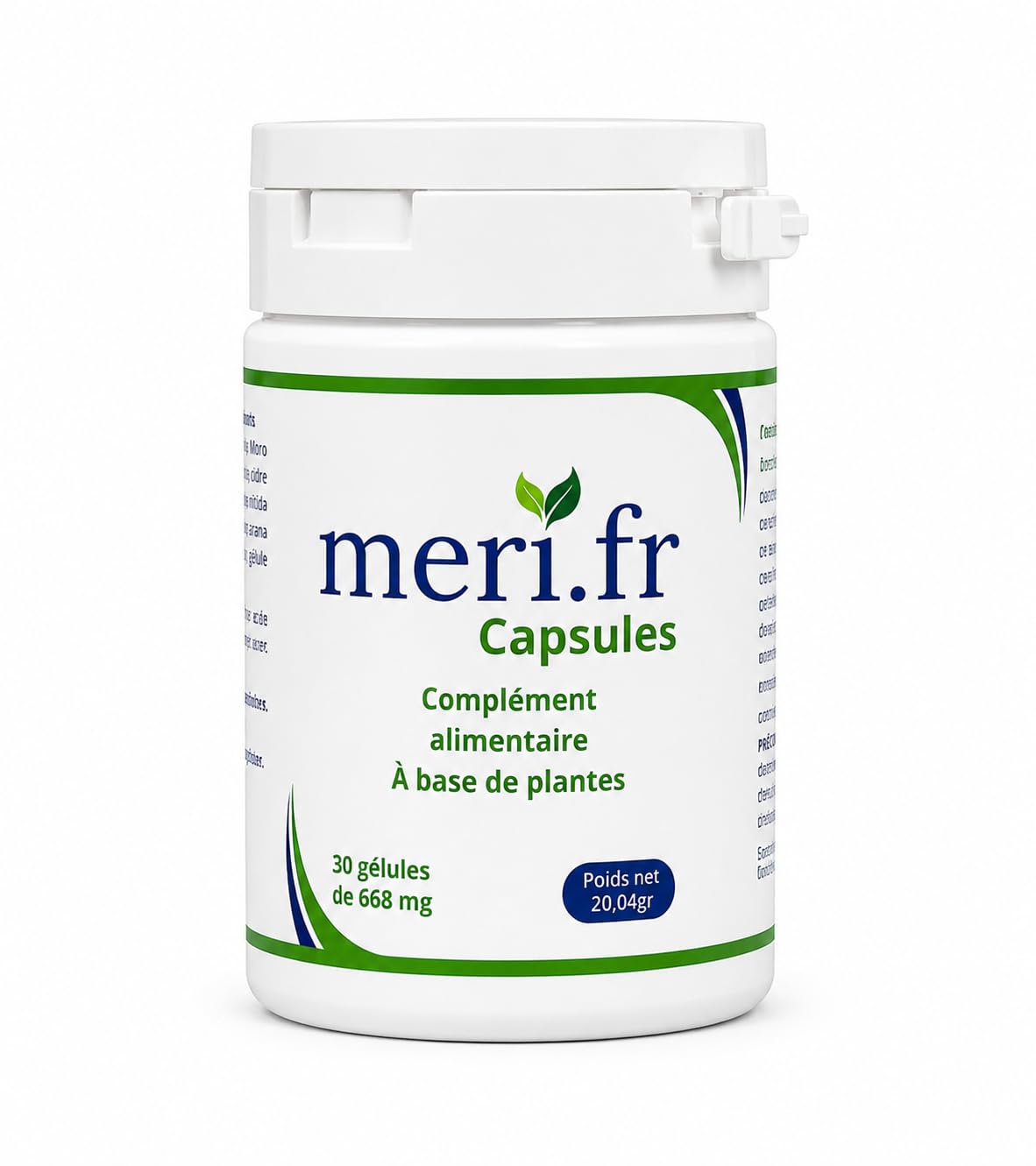 Meri.fr Capsules au Guarana et Orange Sanguine