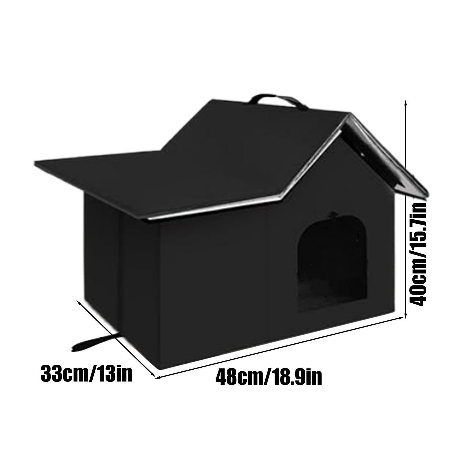 Casa esterna per gatti, cuccia termica, lavabile, calda per