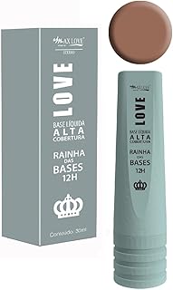 Base Líquida Alta Cobertura Rainha Das Bases 12 Horas Cor 608,Max Love - Produto 9 mais recomendado com 0 estrelas