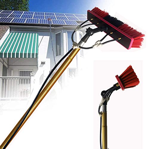 Cepillo telescópico para mantener tu fachada y paneles solares relucientes