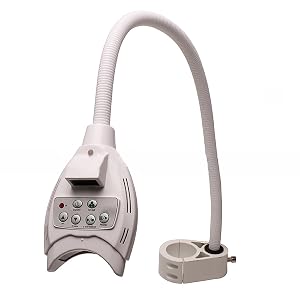 LED Teeth Whitening Light Accelerator Bleaching Lamp 3 Color Lights Professional Teeth Whitening Machine Install On The Chair