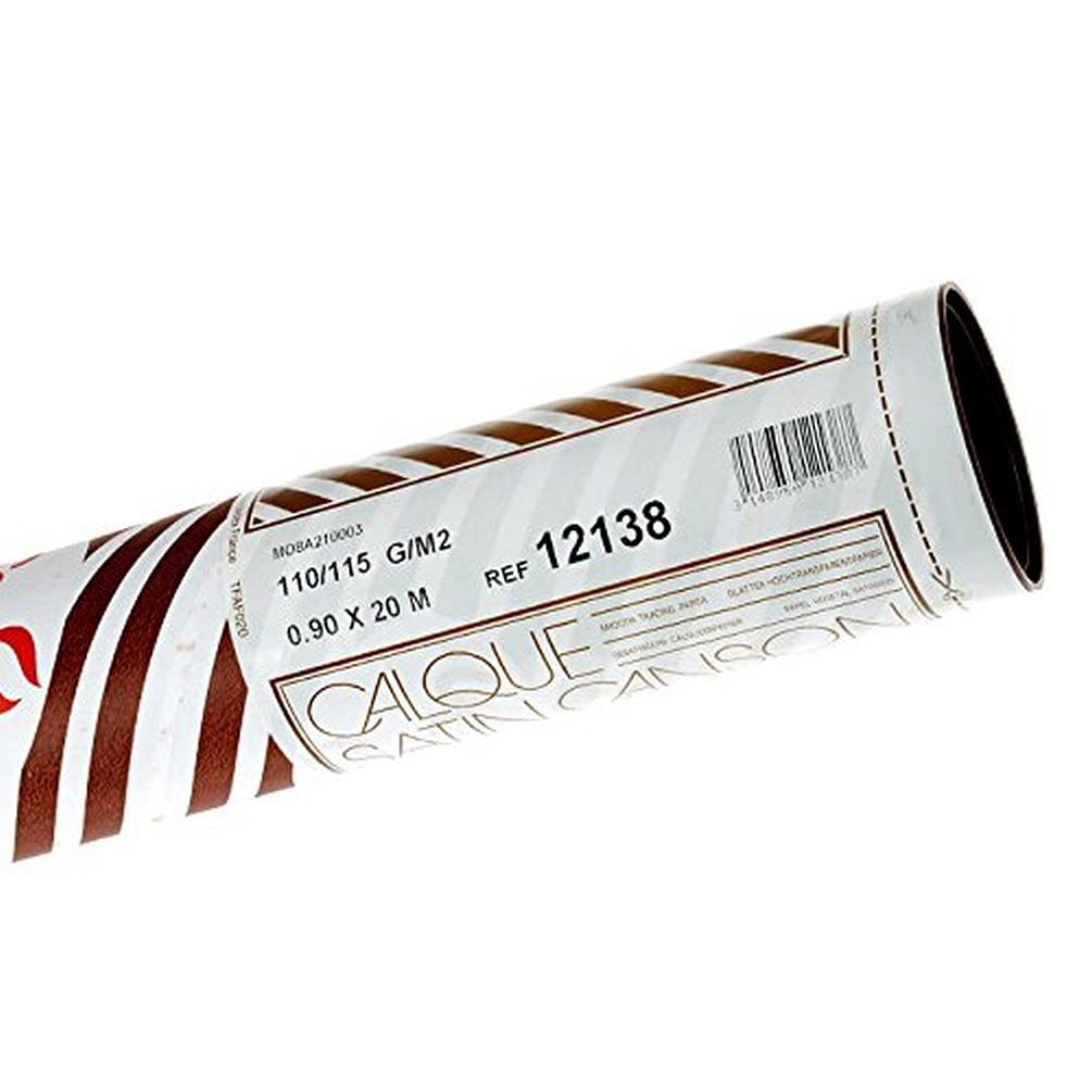 Canson 12138 Tracing Paper Roll 0.90 x 20 m, 110/115 g/m2 Amazon.in
