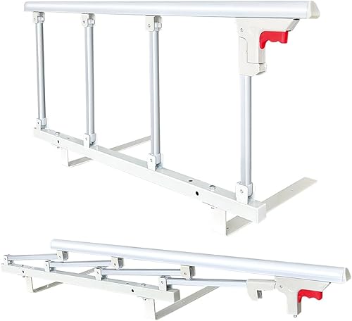 Mybow Rieles de cama para adultos mayores, riel protector de cabecera para personas mayores, barra de asistencia para barandillas de cama, mango de