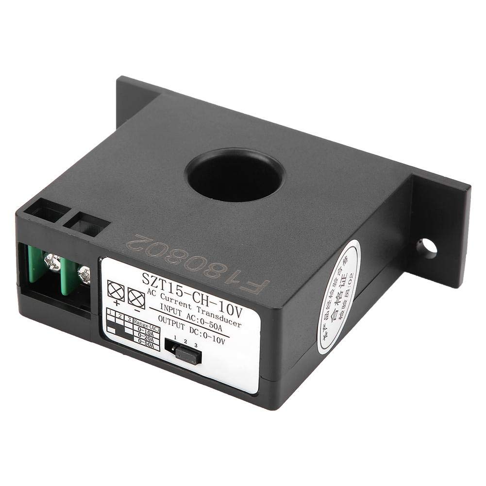 Trasmettitore di corrente alternata corrente alternata, CA 0-50A a CC 0-10 V Induttore di trasduttori reciproci corrente SZT15-CH-10V