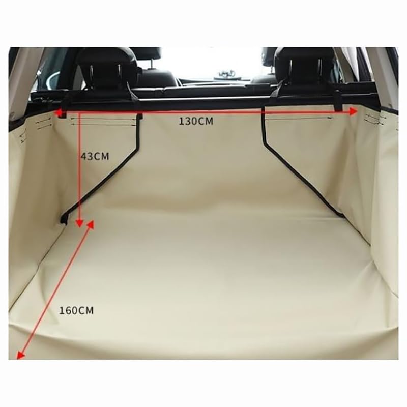Telo Bagagliaio Auto per Cani, per Ford Tourneo Courier 2024-2025, Protezione Bagagliaio Copertura Impermeabile Antipolvere, Antistrappo Antiscivolo,C