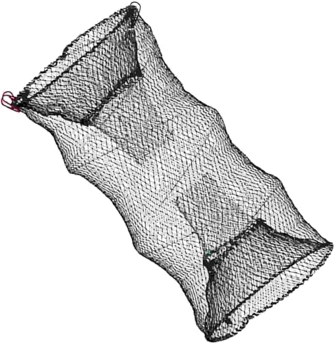 Yatrouys Collapsible Fishing Trap Net Cast Mesh Landing Bait Net for Crab Shrimp Minnow Crawfish...
