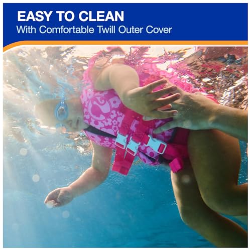 Image of SwimWays Barbie Swim Life Jacket Vest for Kids 33-55 lbs