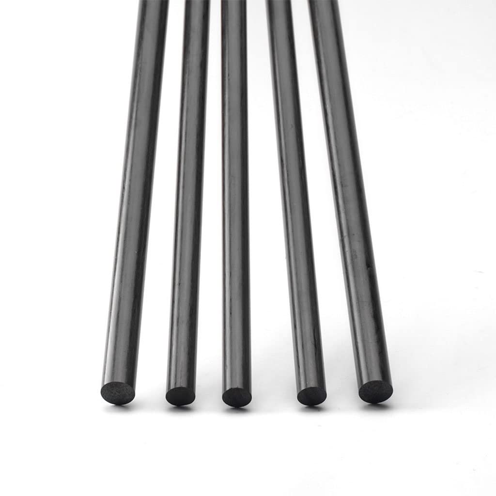Pręty z włókna węglowego 500 mm, 2 szt., średnica 1,0–14,0 mm(9.0mmx500mm)