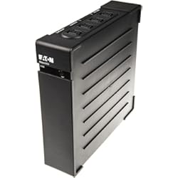 Estabilizador De Corriente Ups Eaton Ellipse Eco 1200 USB IEC - Fuente de alimentación ininterrumpida (SAI) - Potencia 1200 VA con protección contra sobrevoltaje (8 Salidas Schuko) y regulación de Voltaje (AVR), Negro