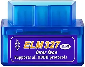 Scanner Automotivo OBD2 Bluetooth, Compatível com Android, Apple e Windows, Diagnóstico de Veículos, Monitoramento em Tempo Real, Leitura e Apagamento de Códigos de Erro - ELM-327