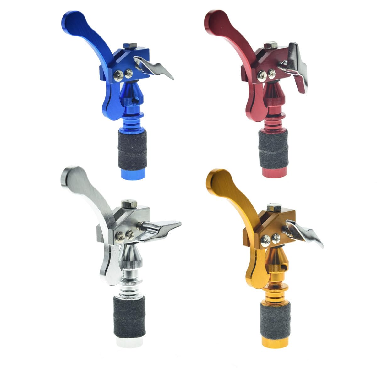 KAISH Jazz Drum Touch Drop Clutch Standard Schnellspanner Hi-Hat Kupplung für Beckenständer Blau