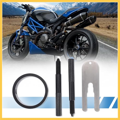 Image of 1 Set Universal Motorcycle Fork Spring Compressor Tools for Most Upside Down Street Bike Motorcycle Forks Auto Replacement Parts