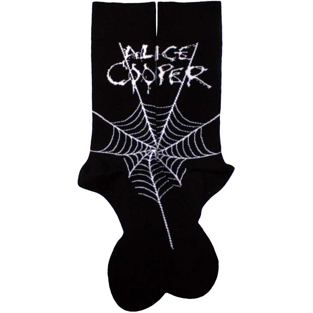 Rock Off officially licensed products Alice Cooper Web Logo Ankle Socks One Size